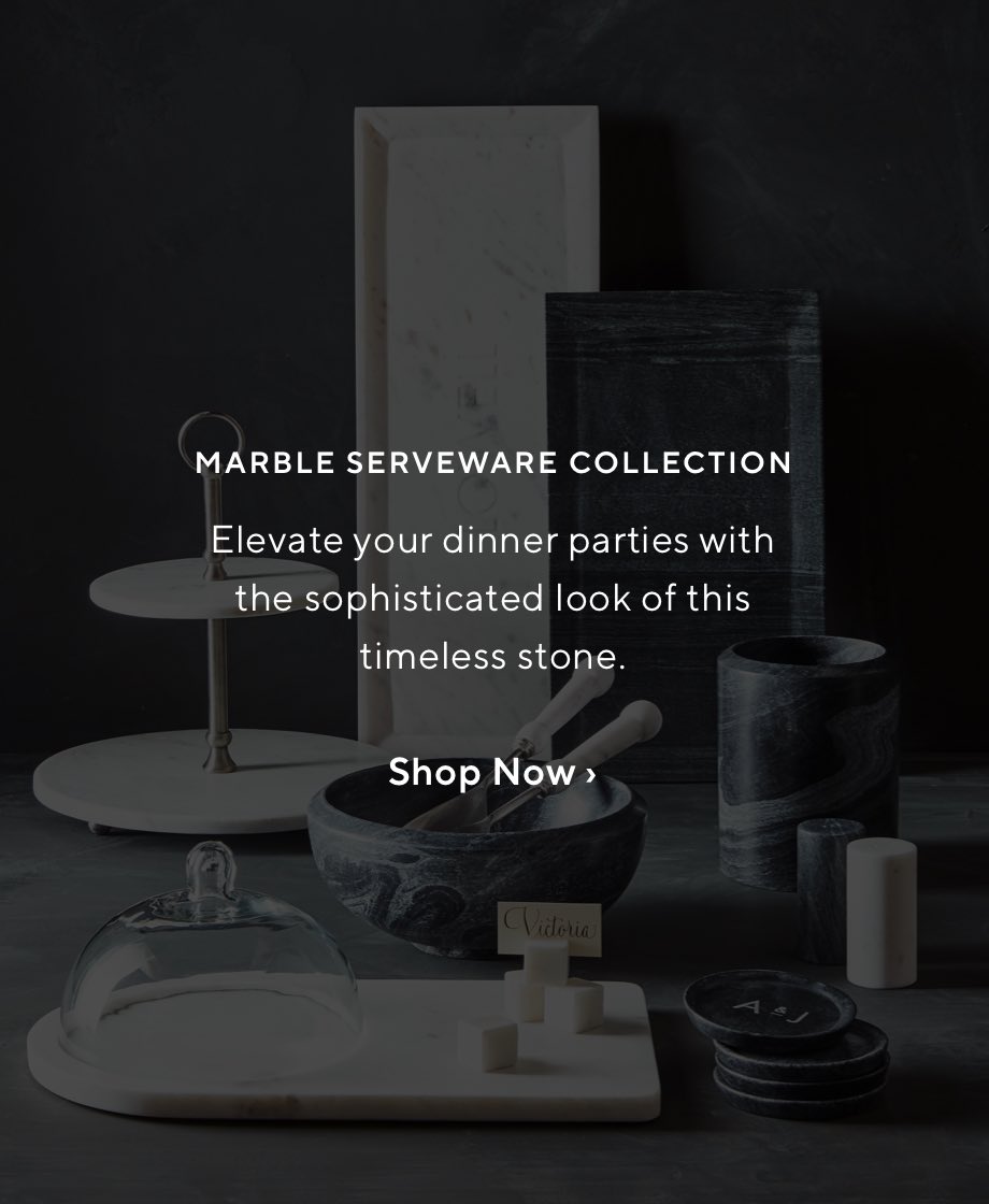 Marble Serveware Collection