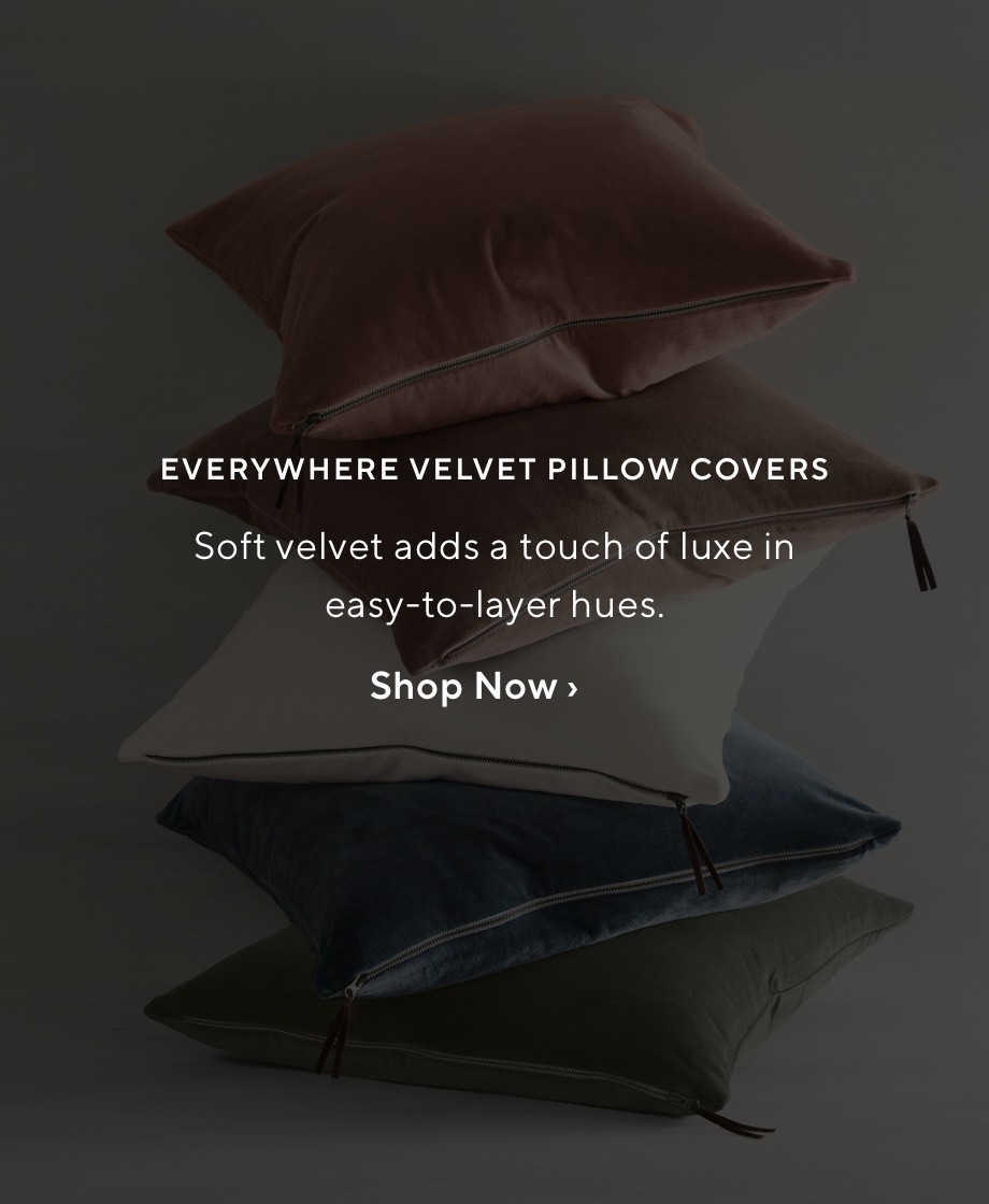 Everywhere Velvet Pillow Covers