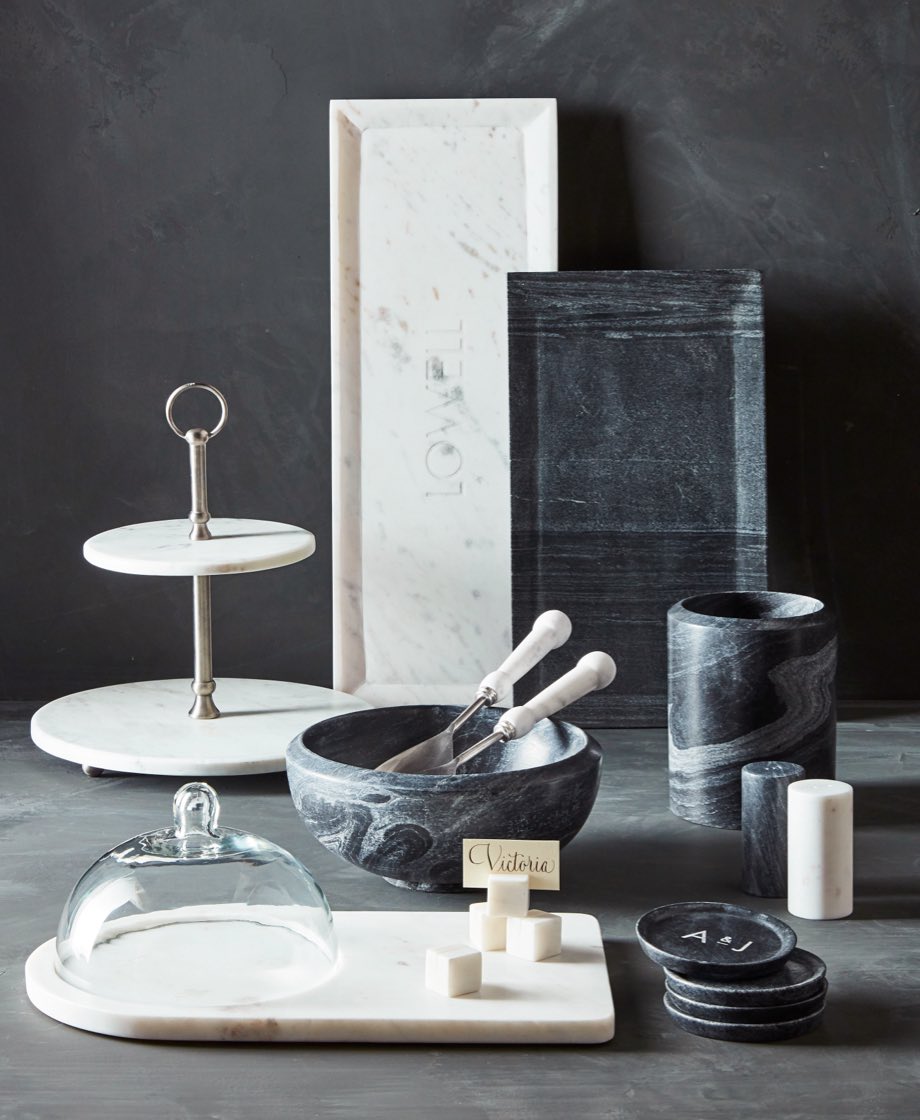 Marble Serveware Collection