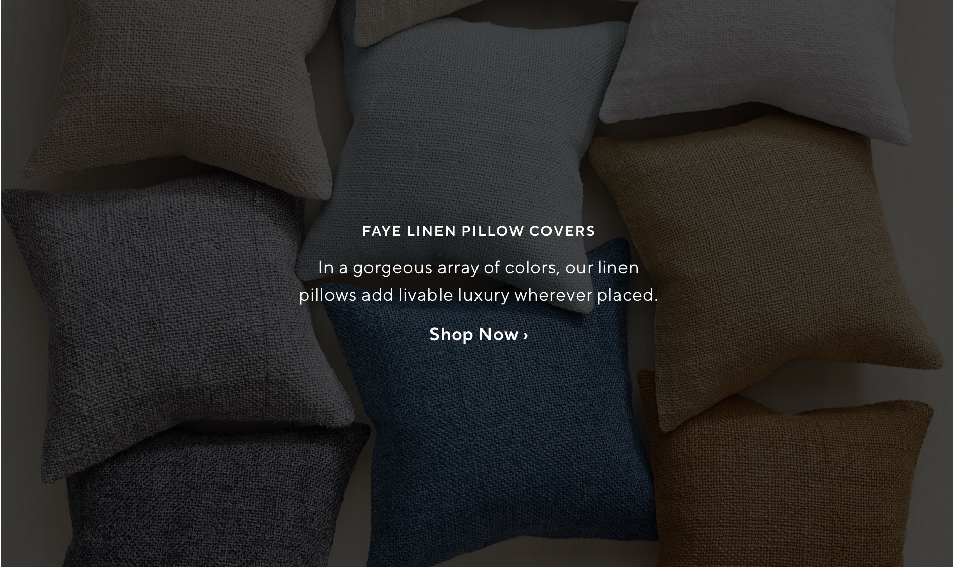 Faye Linen Pillow Covers