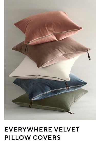 Everywhere Velvet Pillow Covers