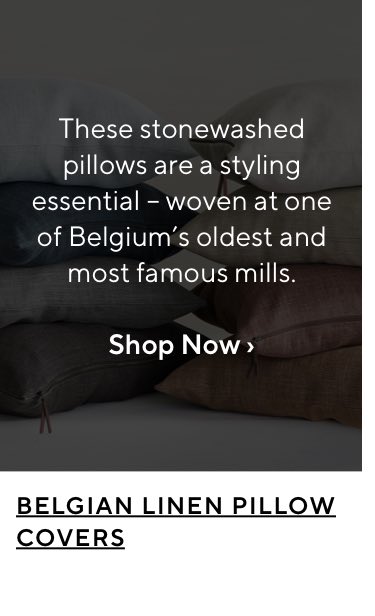 Belgian Linen Pillow Covers