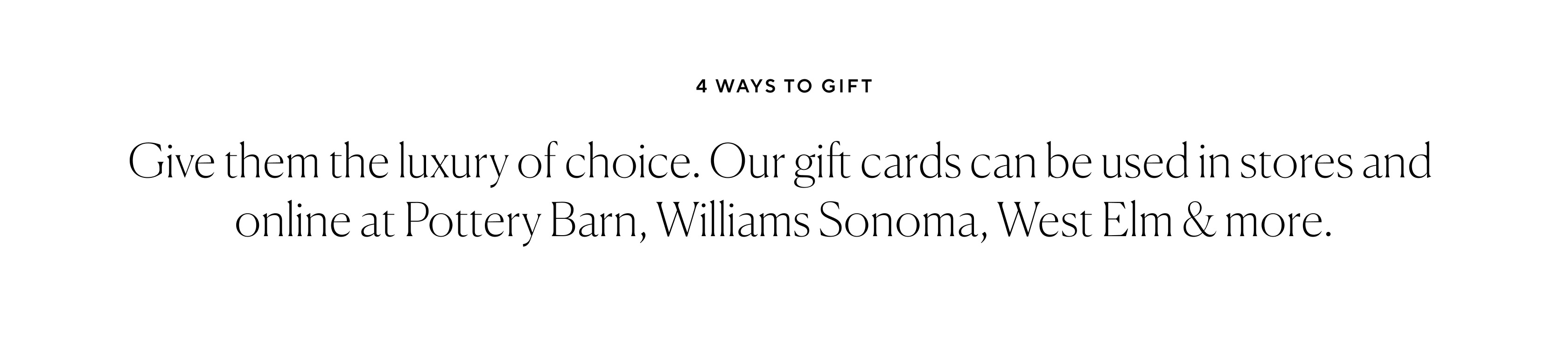 4 Ways to Gift