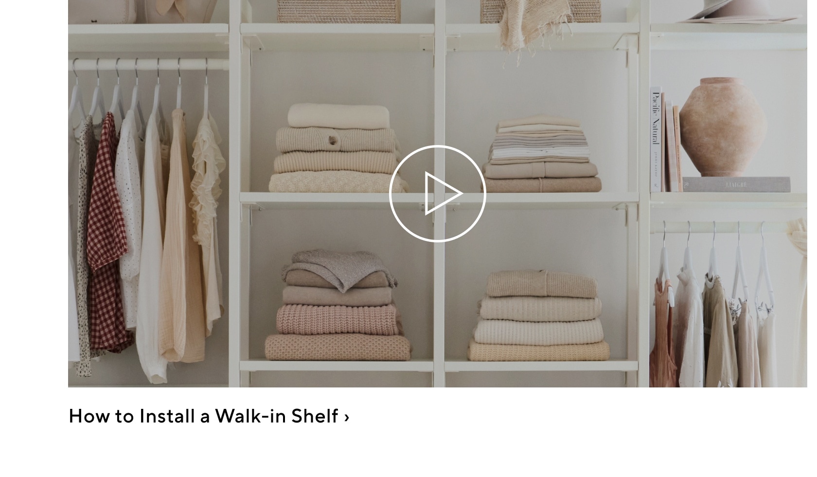 How to Install a Walk-In Shelf