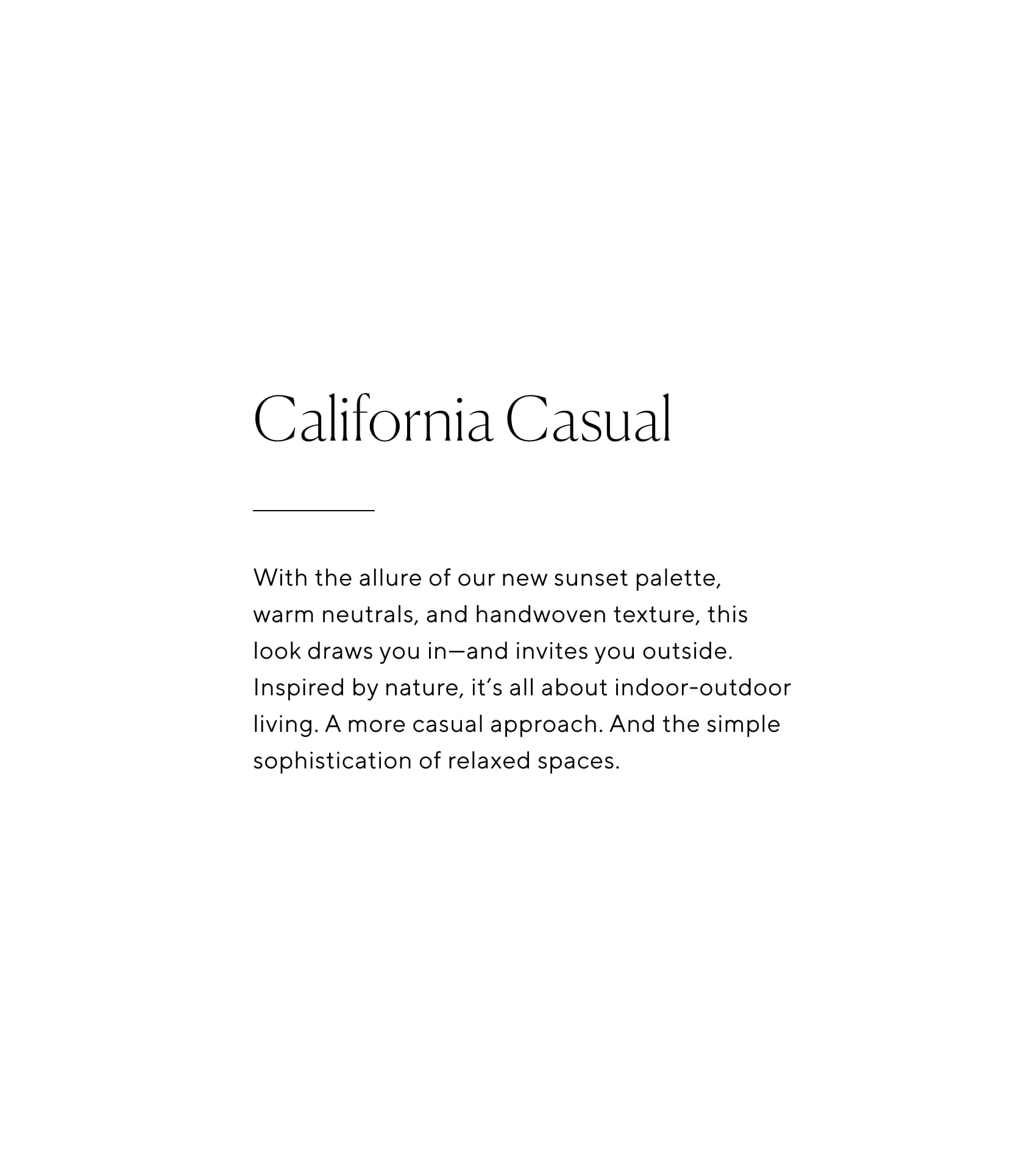 California Casual