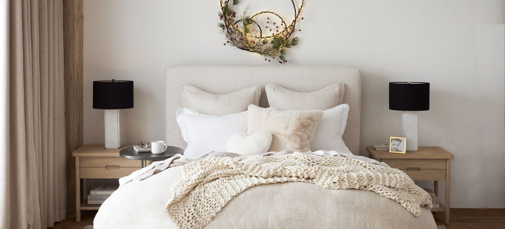 Big Sur Waffleweave Bedroom | Pottery Barn