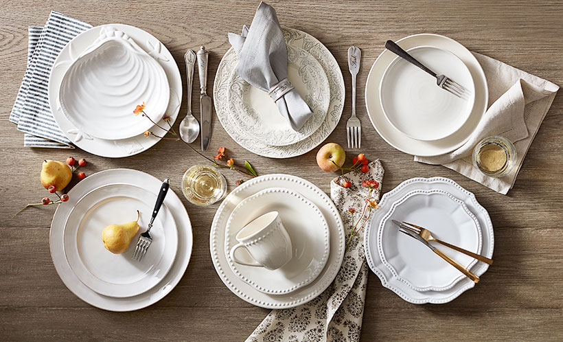 Buy online Organic Porcelain Dinnerware Collection - Ivory now