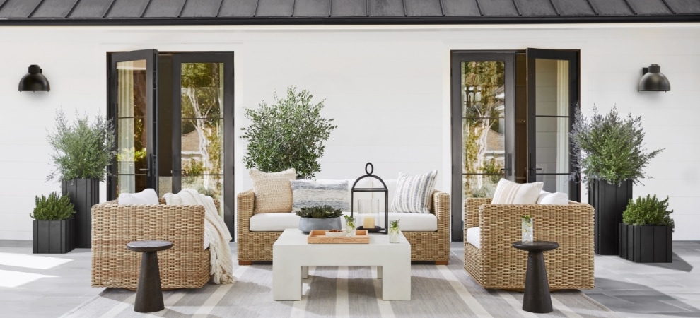 Huntington Pomona Outdoor Lounge | Pottery Barn