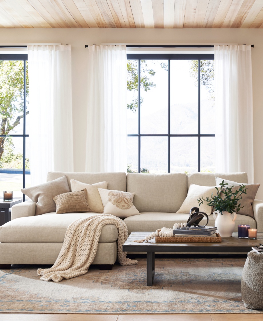 Pottery Barn Like Sectional Sofa | Cabinets Matttroy