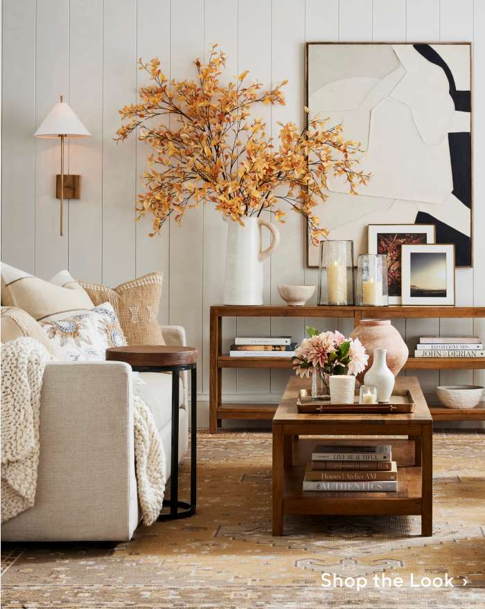 POTTERY BARN LIVING ROOM LOOKBOOK 