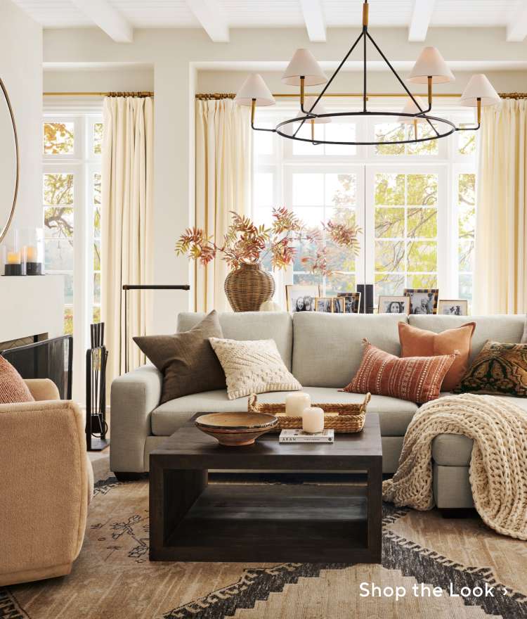 POTTERY BARN LIVING ROOM LOOKBOOK 