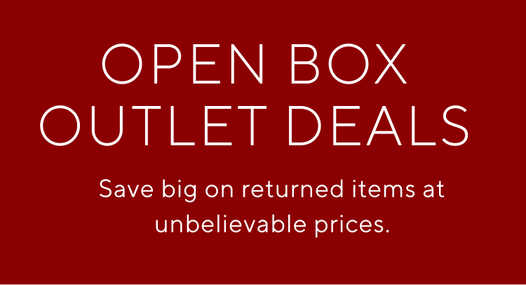 Clearance Open Box Outlet Deals