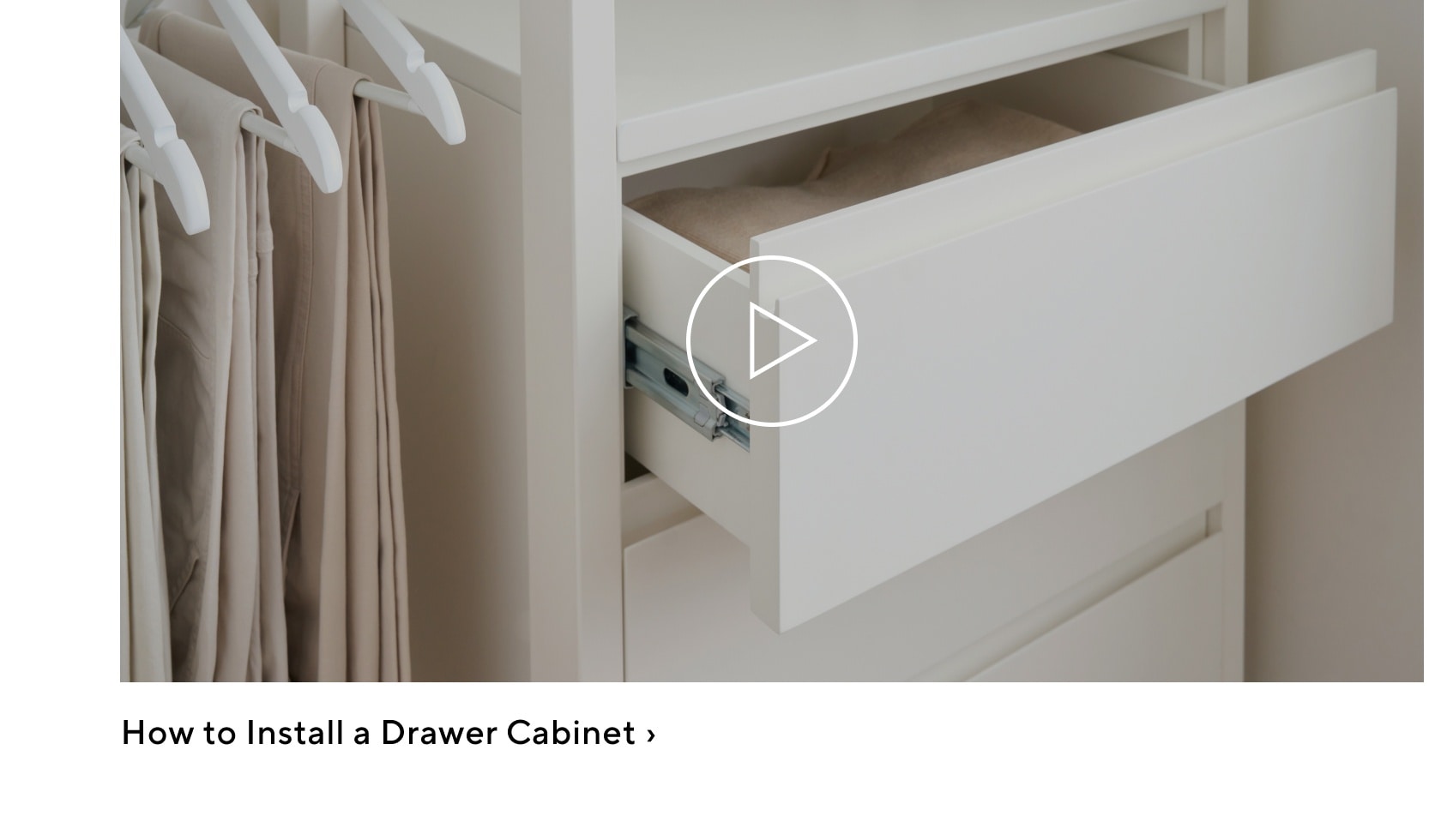 How to Install a Drawer Cabinet