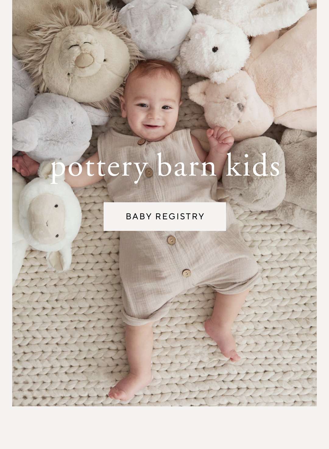 Pottery Barn Kids Baby Registry