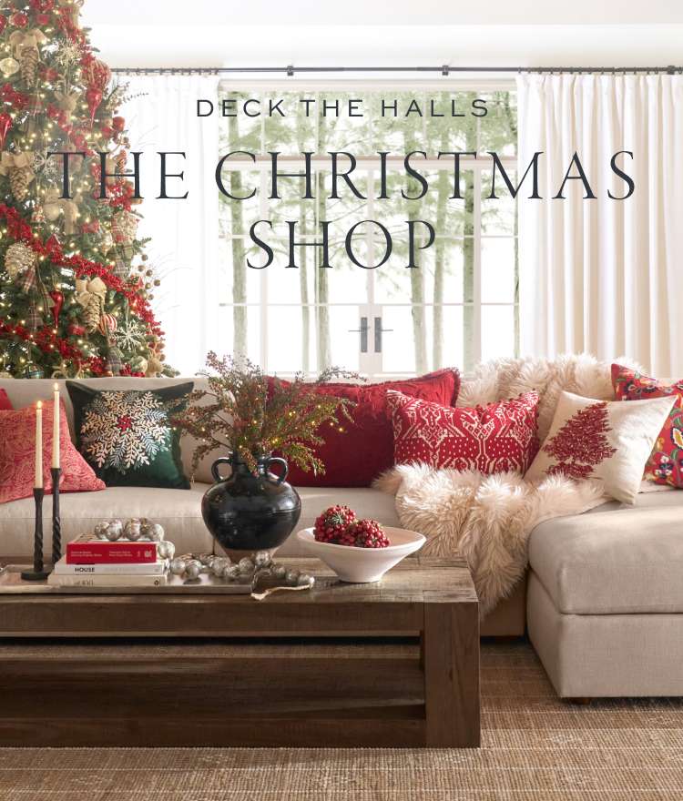 Pillows Decor Shop All Christmas Pottery Barn