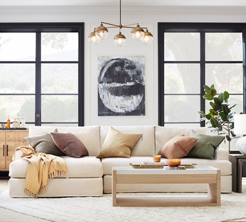 Pottery barn canyon sectional discount