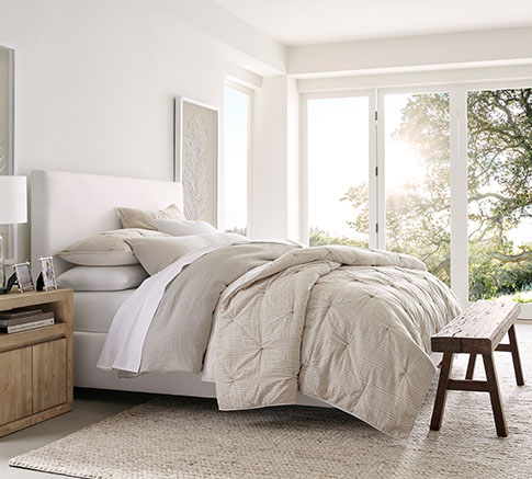 Beds Headboards Raleigh Soft Cotton Bedroom Pottery Barn