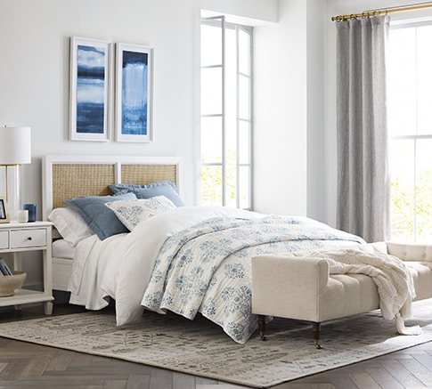 Table Lamps White Sausalito Remy Bedroom Pottery Barn