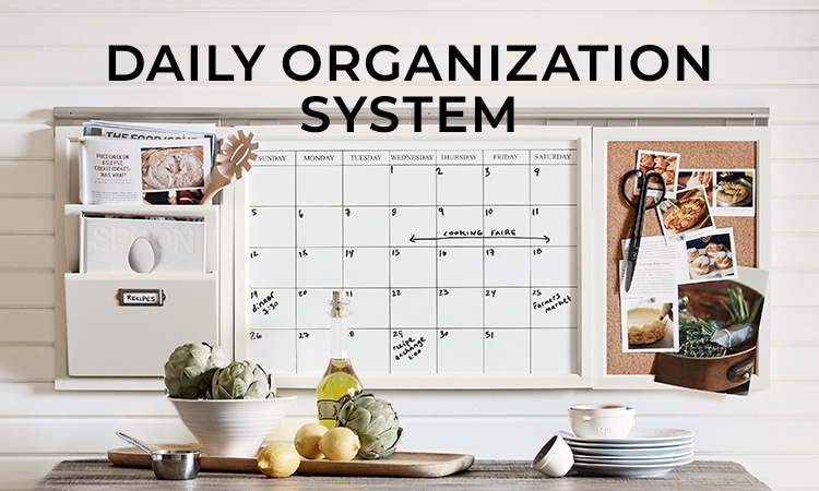 Pottery Barn selling Daily Organization System - Creamy White