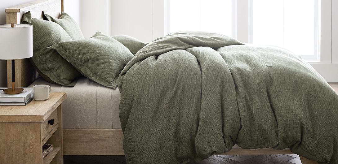 Waffle Duvet Cover & Shams