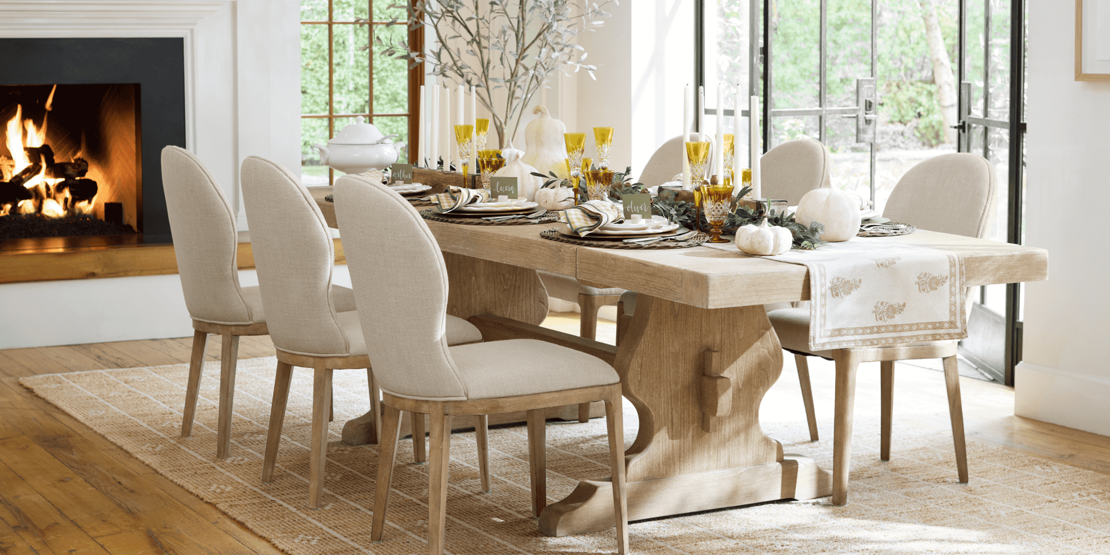 Pottery barn farm table and chairs sale