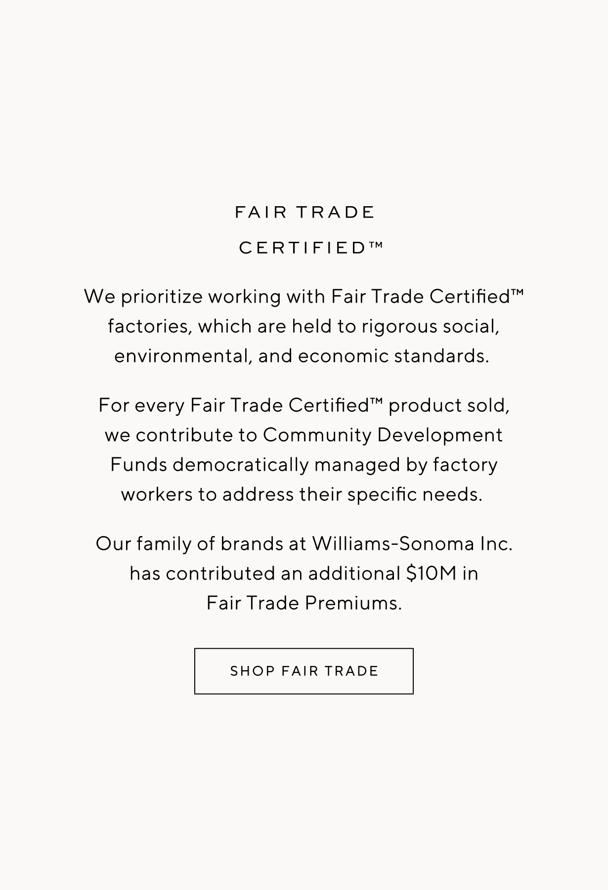 Shop Fair Trade