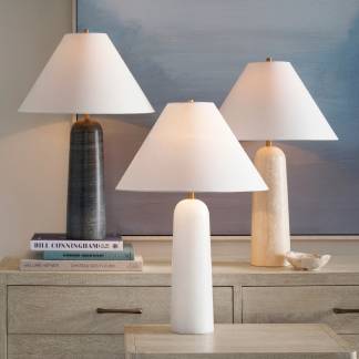 Pottery Barn セラミック ナイトライト Cayman Nightstand (27