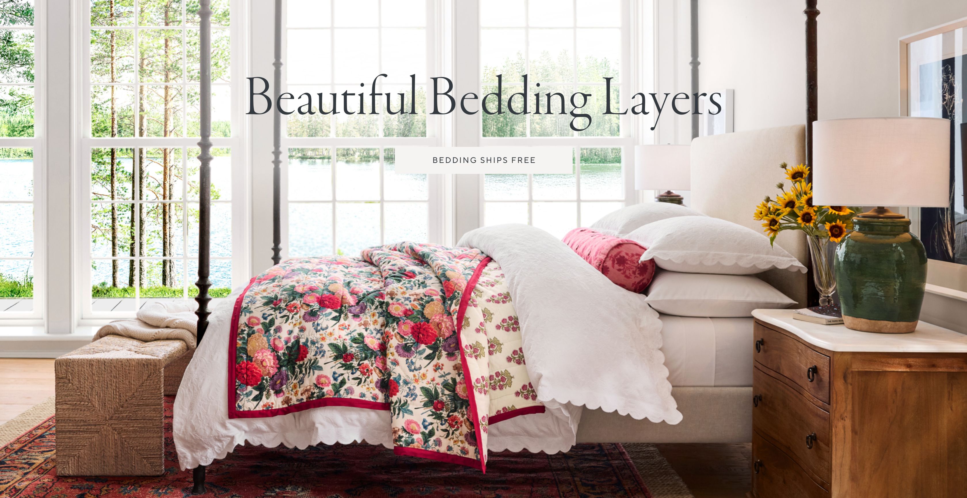 Bedding Ships Free