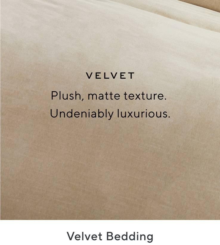 Velvet Bedding