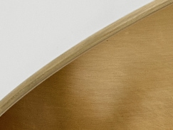 White & Vintage Brass