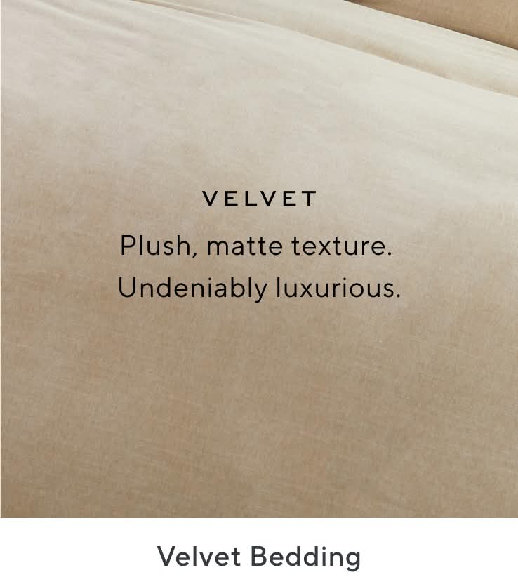 Velvet Bedding