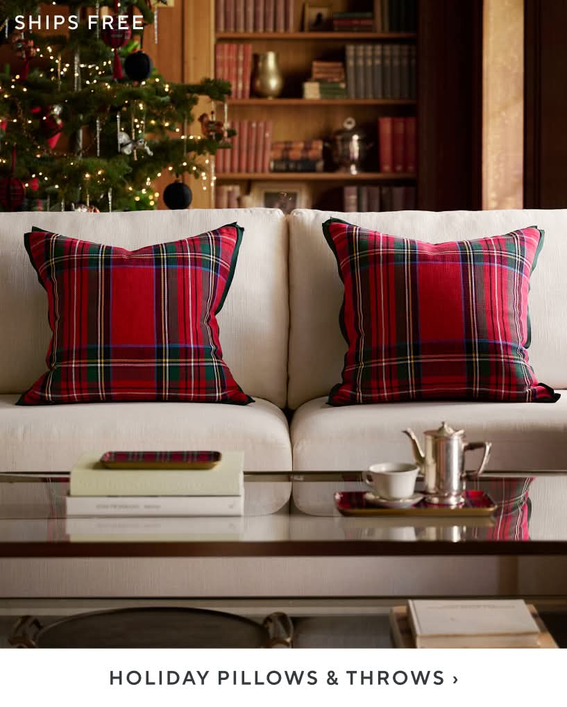 Holiday Pillows & Throws