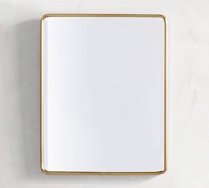 Vintage Rounded Rectangular Mirror Pottery Barn