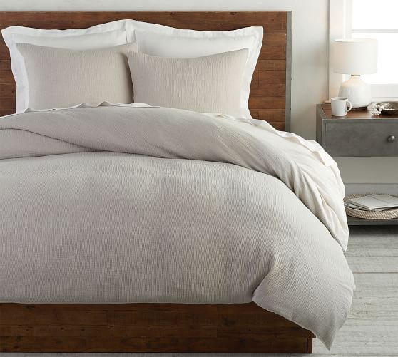 Neutral Bedding Pottery Barn