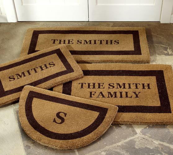 personalized welcome mats for campers