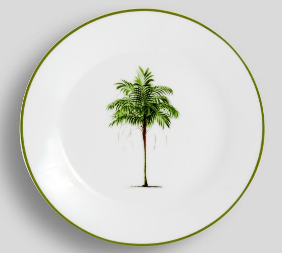 palm tree dinnerware florida marketplace