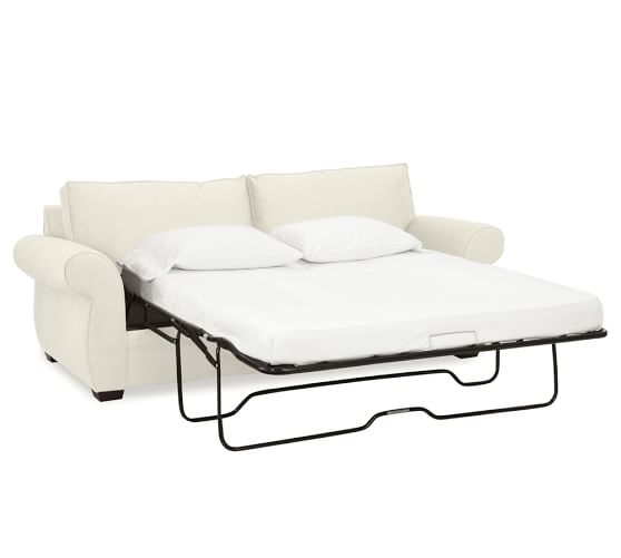 Pearce Roll Arm Upholstered Sleeper Sofa With Memory Foam Mattress Pearce Roll Arm Upholstered Sleeper
