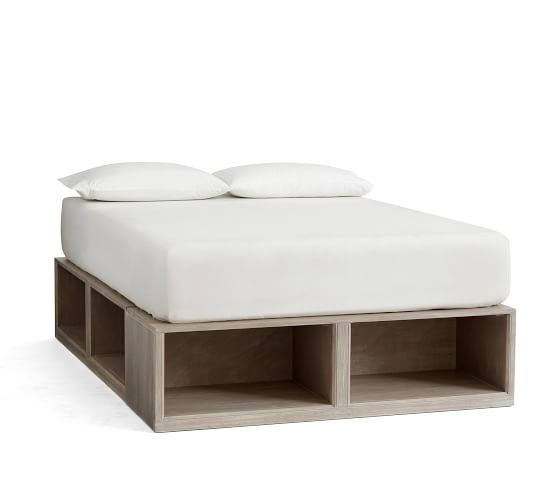 platform bed frame full bed