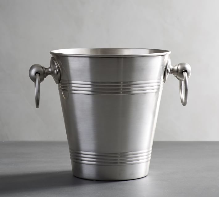 Antique Silver Ice Bucket Pottery Barn
