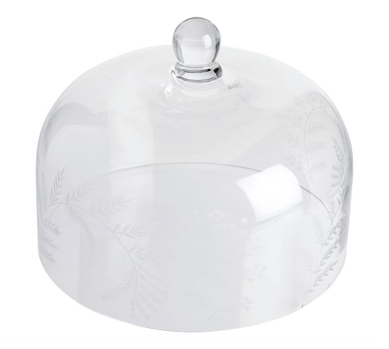 mosser glass cake stand and dome
