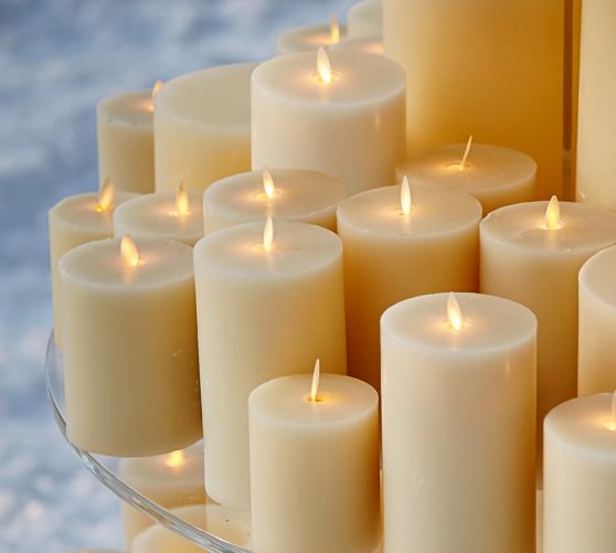flickering flameless candles