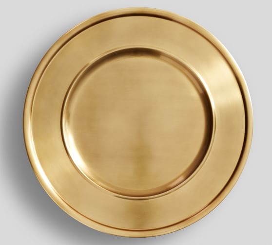 gold charger plates canada
