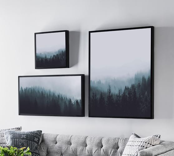 Blue Forest Framed Prints Pottery Barn