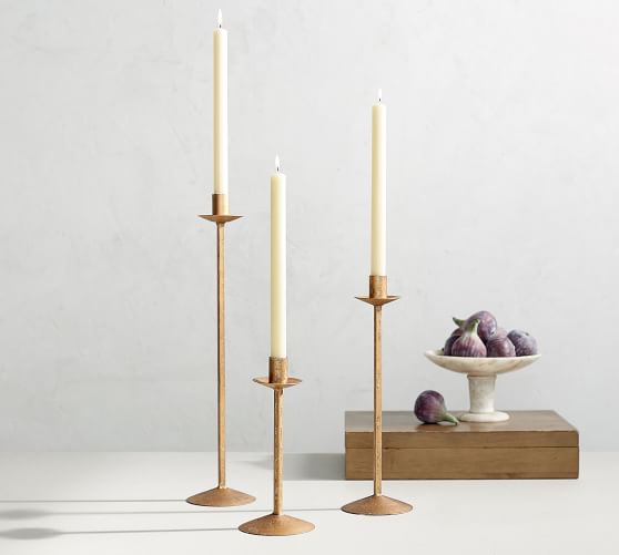 gold candlesticks