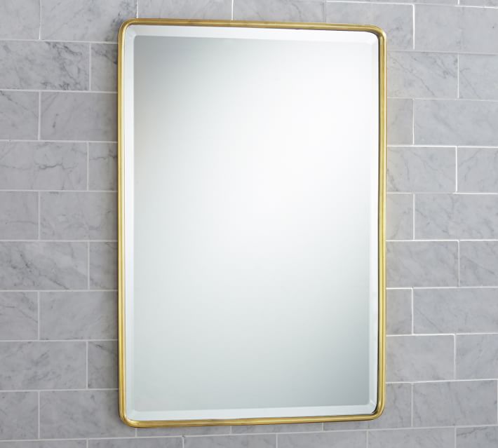 Vintage Rounded Rectangular Recessed Medicine Pottery Barn