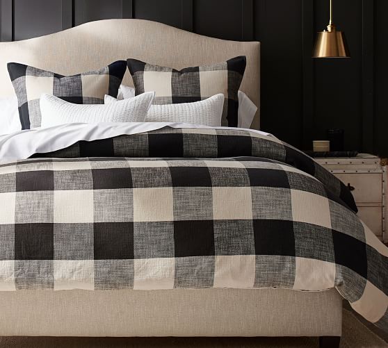 Charcoal Bryce Buffalo Check Patterned Duvet Cover Sham Pottery Barn - Gray Buffalo Check Bedding King Charcoal Bryce Buffalo Check Patterned Duvet Cover Sham Pottery Barn - Gray Buffalo Check Bedding King