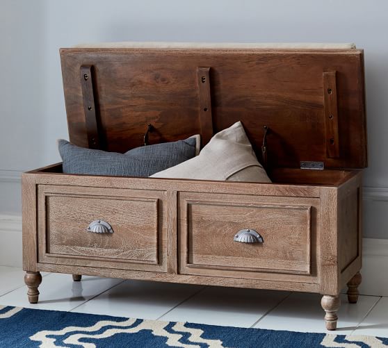 Astoria Storage Bench Pottery Barn