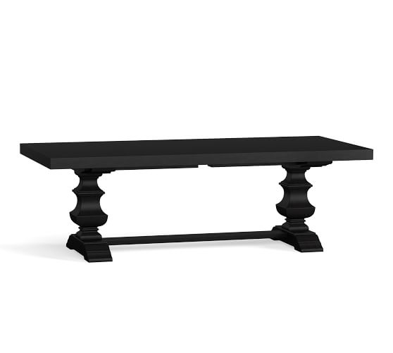 Banks Extending Dining Table Gray Wash Pottery Barn