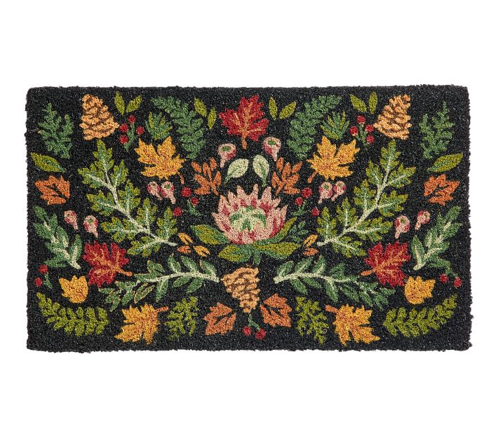 Zarina Floral Doormat Pottery Barn