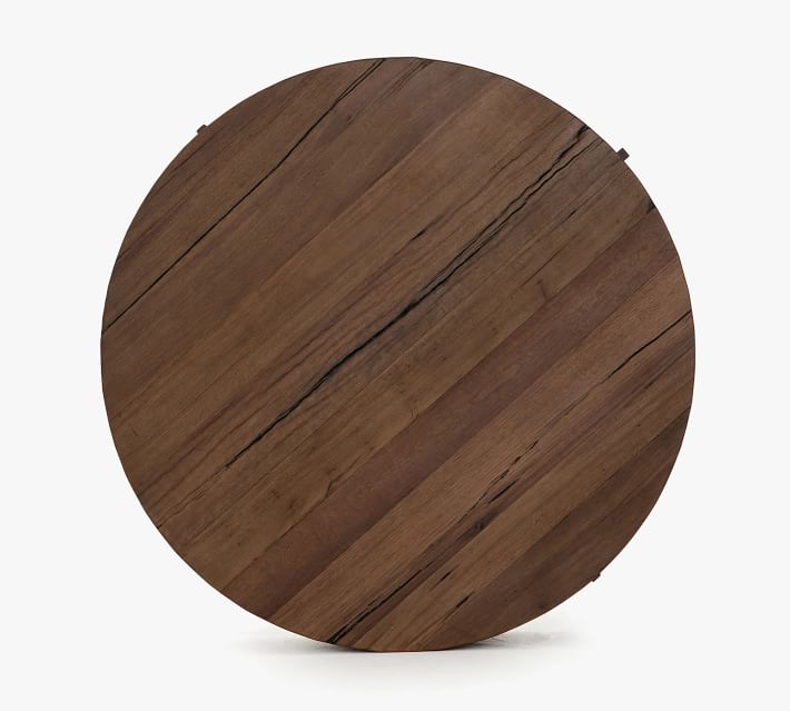 Fargo 40" Round Reclaimed Wood Coffee Table Pottery Barn